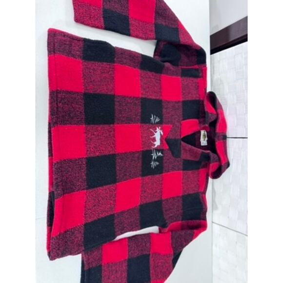 "EARTH RAGZ" Vintage, Thick ,Over Coat/Sweatshirt,Moose Embroidered, Rustic,Warm - Picture 5 of 11